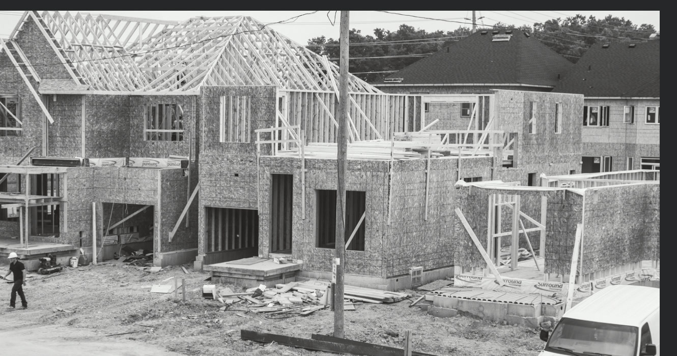 Historic Hallett Homes construction site